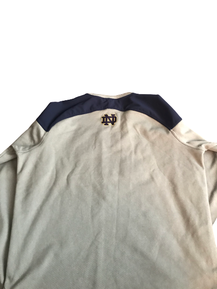 Nyles Morgan Notre Dame Team Issued Crewneck Sweatshirt (Size XL)