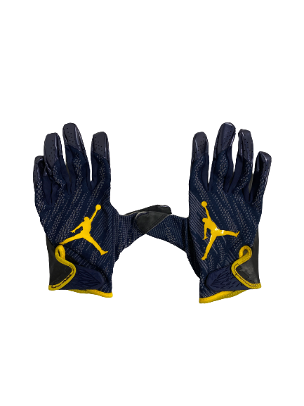 Grant Perry Michigan Football Player-Exclusive Gloves (Size XL)