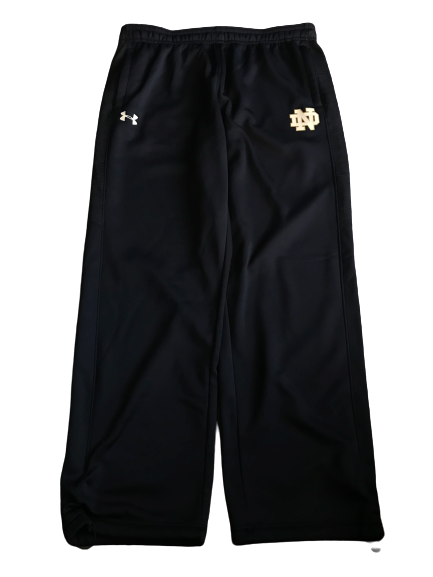Nyles Morgan Notre Dame Team Issued Travel Sweatpants (Size XL)