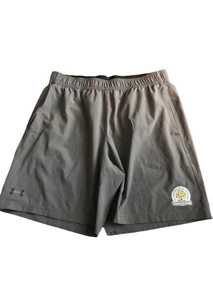 Nyles Morgan Notre Dame Team Issued Citrus Bowl Shorts (Size XL)