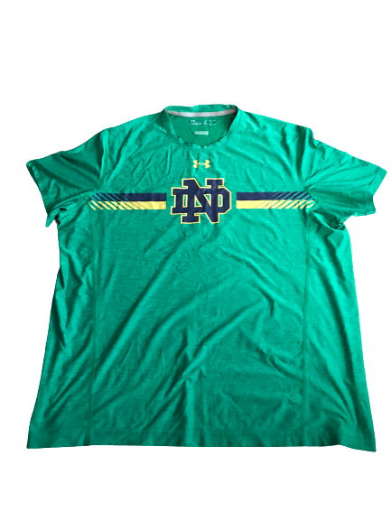 Nyles Morgan Notre Dame Team Issued Workout Shirt (Size XL)