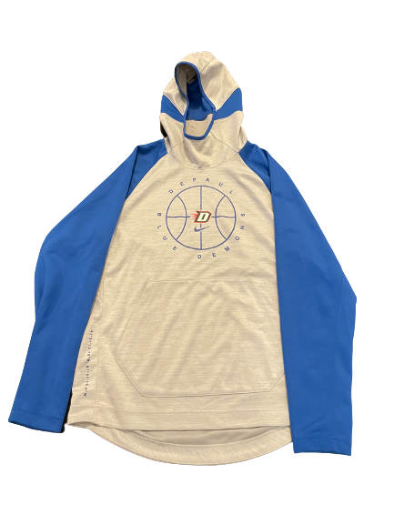 Shaheed Medlock DePaul Basketball Team Issued Travel Sweatshirt (Size L)