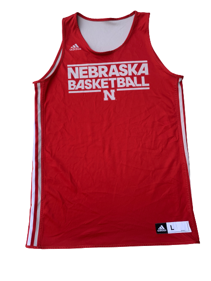 Michael Jacobson Nebraska Basketball Reversible Practice Jersey (Size L)