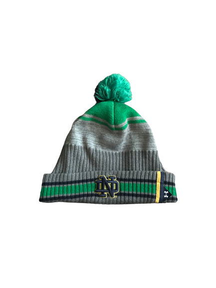 Nyles Morgan Notre Dame Team Issued Beanie Hat