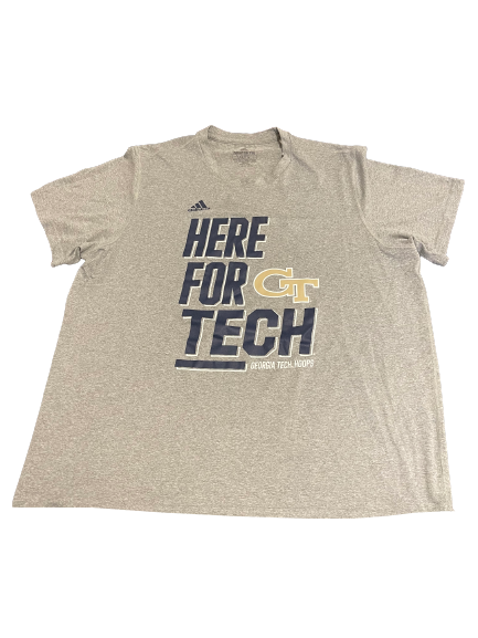 Shaheed Medlock Georgia Tech Basketball Team Issued Workout Shirt (Size XL)