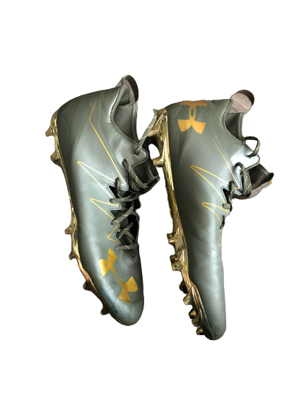 Nyles Morgan Notre Dame Team Exclusive Cleats (Size 15)