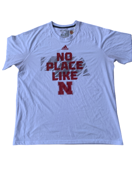 Michael Jacobson "No Place Like Nebraska" Adidas T-Shirt (Size XL)