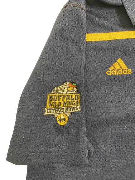 Grant Perry Michigan Football Team-Exclusive Citrus Bowl Polo Shirt (Size XL)