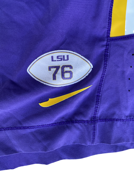 Garrett Brumfield LSU Football Team Issued Shorts (Size XXXL) - Given to him by Austin Deculus (