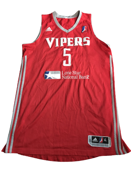 Chris Walker Rio Grande Valley Vipers Game Worn Jersey (Size XL)
