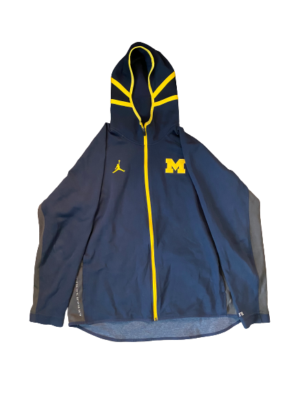 Nick Eubanks Michigan Football Team Issued Travel Jacket (Size XL)
