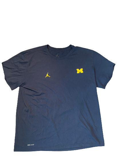 Nick Eubanks Michigan Football Team Issued Workout Shirt (Size XL)