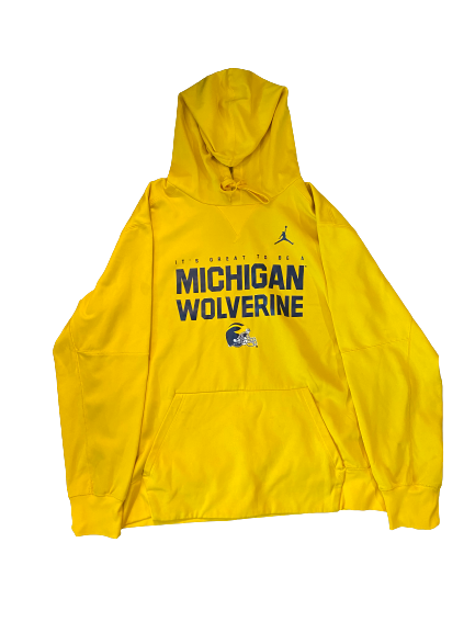 Nick Eubanks Michigan Football Team Issued Sweatshirt (Size XL)