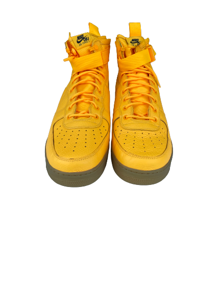 Garrett Brumfield LSU Nike Air Force 1 Odell Beckham Jr. Shoes Size 1 The Players Trunk