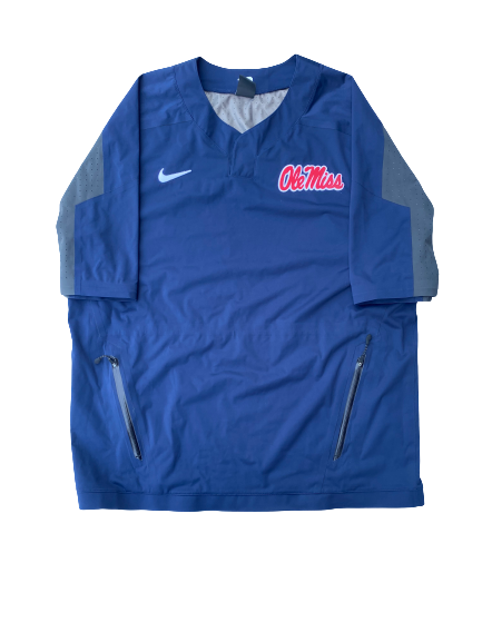 Greer Holston Ole Miss Baseball Team Exclusive Batting Practice Pullover (Size XL)