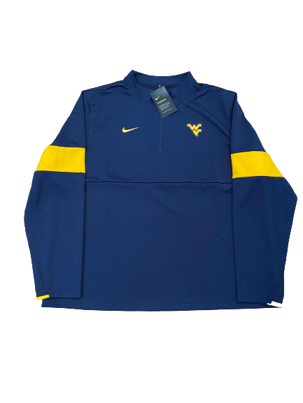 Austin Kendall West Virginia Football Nike 1/4 Zip-Up (New With Tags)(Size XXL)