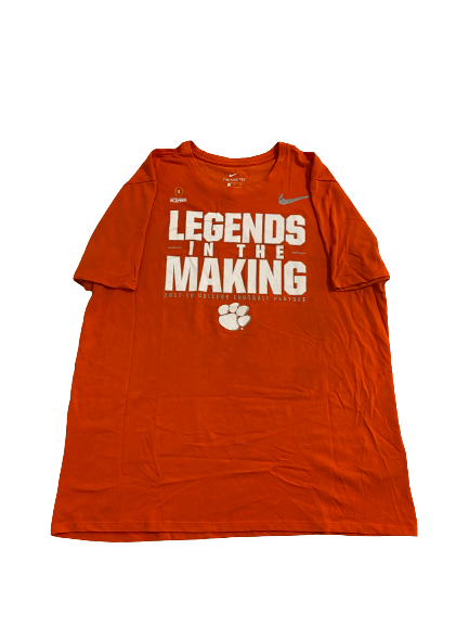 James Skalski Clemson Football College Football Playoffs Player-Exclusive T-shirt (Size XL)
