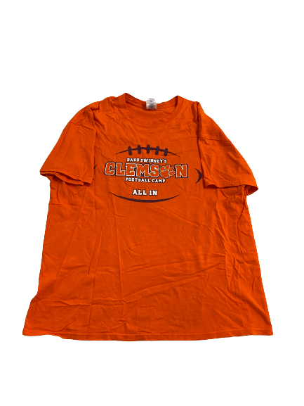 James Skalski Clemson Football "Dabo Swinney" Football T-shirt (Size XL)