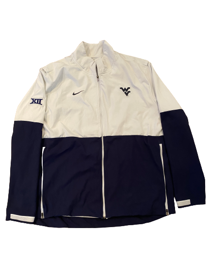 Austin Kendall West Virginia Football Nike Zip-Up Jacket (Size XL)
