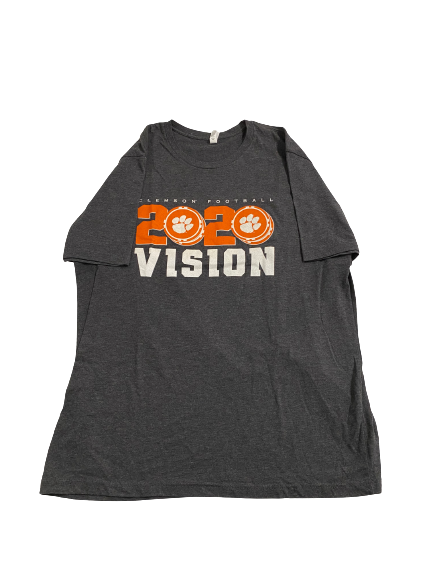 James Skalski Clemson Football "2020 Vision" Player-Exclusive T-shirt (Size XXL)