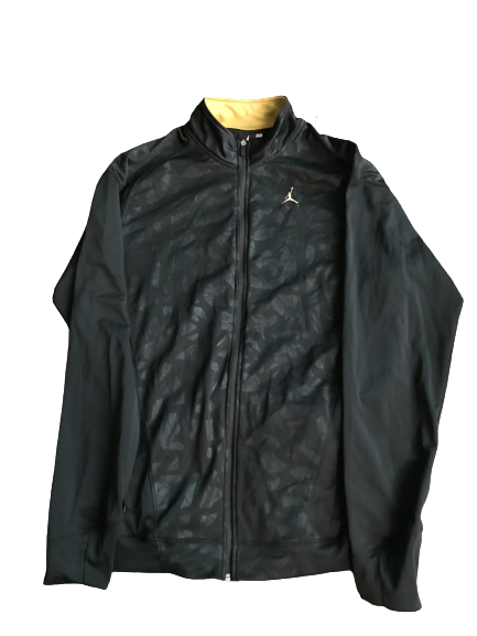 Chris Walker Official Jordan Brand Black & Gold Full-Zip Jacket (Size XL)