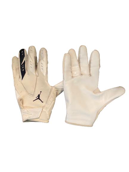 Nick Eubanks Michigan Football Practice Worn Jordan Gloves