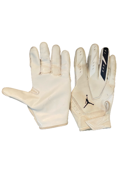 Nick Eubanks Michigan Football Practice Worn Jordan Gloves