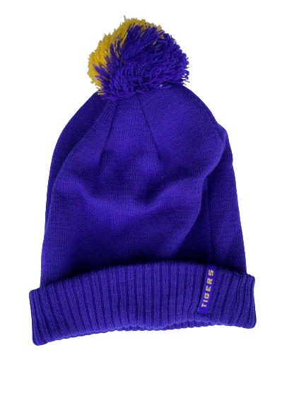 Garrett Brumfield LSU Football Team Issued Beanie Hat