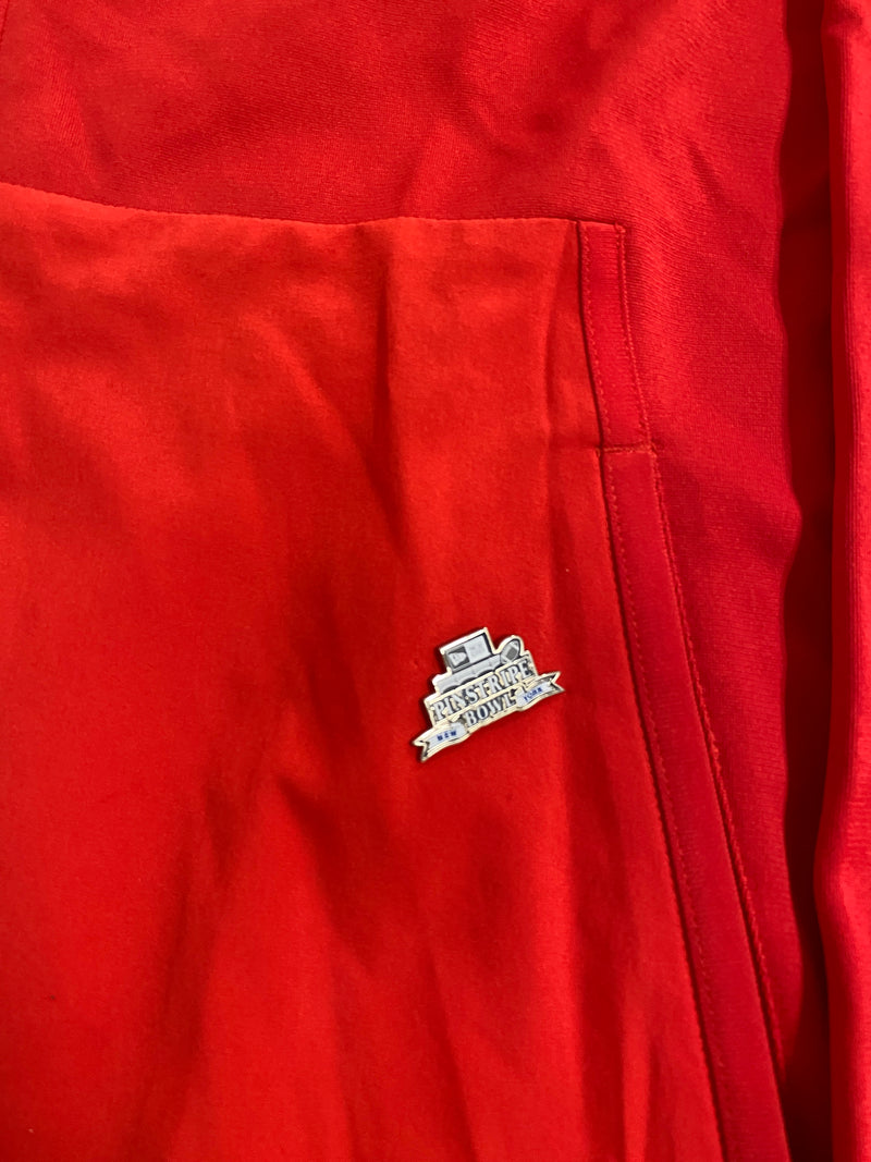Derek Kief Maryland Football Team-Issued Pinstripe Bowl Zip-Up Jacket (Size XL)