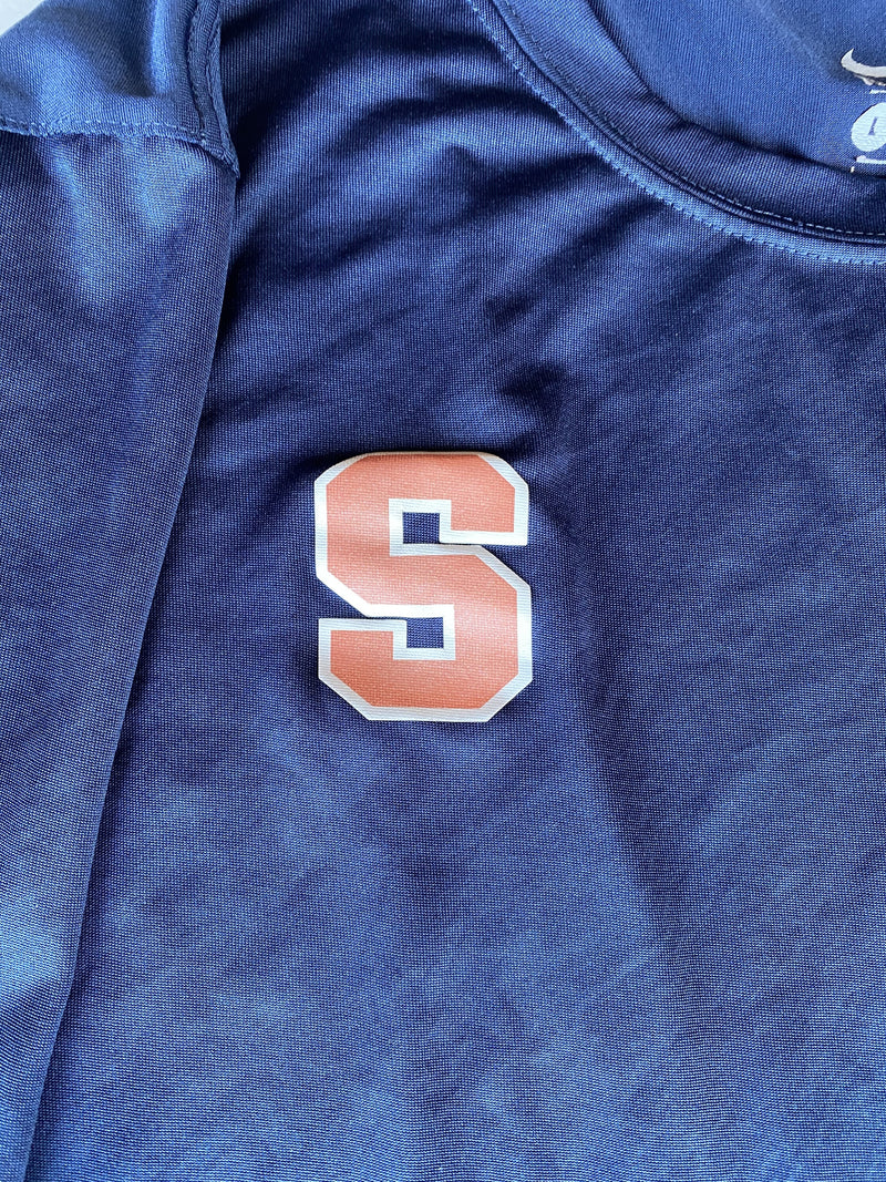 Antwan Cordy Syracuse Football Long Sleeve Shirt With Number on Back (Size L)