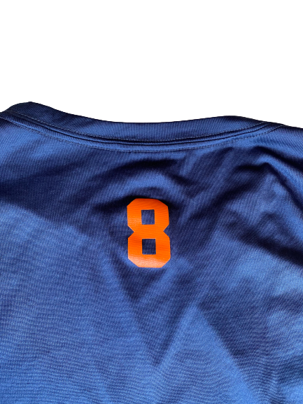 Antwan Cordy Syracuse Football Long Sleeve Shirt With Number on Back (Size L)
