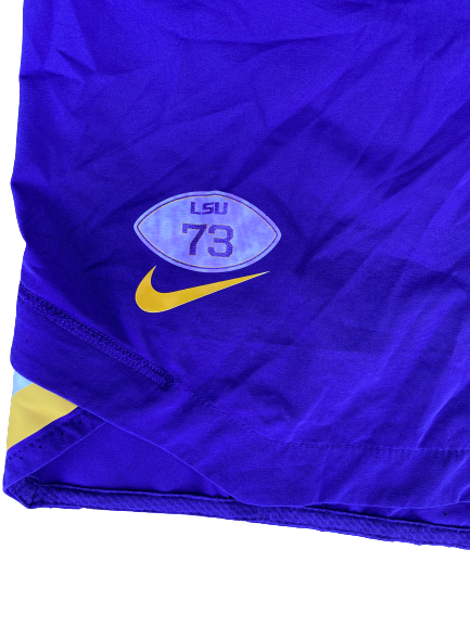 Adrian Magee LSU Football Team Issued Shorts (Size XXXXL)
