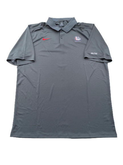 Corey Kispert Gonzaga Basketball Team Issued Polo Shirt (Size XL)