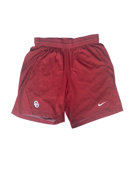 Conor McKenna Oklahoma Baseball Team Issued Workout Shorts (Size M)