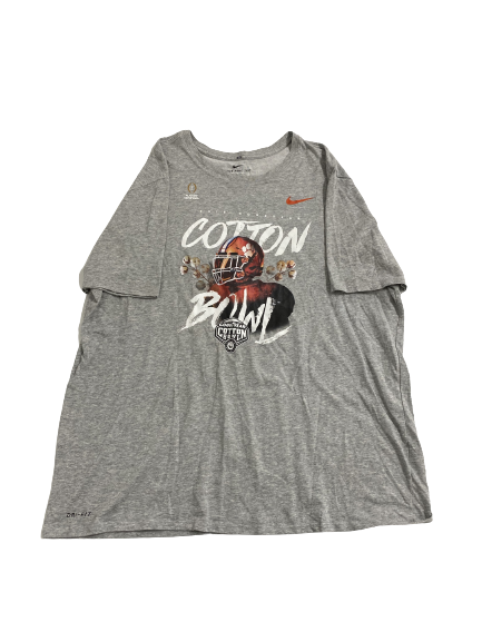 James Skalski Clemson Football Cotton Bowl Player-Exclusive T-shirt (Size XXL)