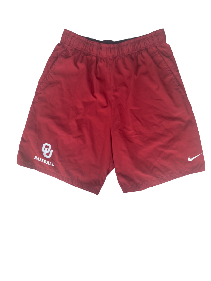 Conor McKenna Oklahoma Baseball Team Issued Workout Shorts (Size L)