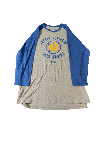 Holden Powell UCLA Baseball Team Exclusive "Jackie Robinson" 3/4 Sleeve Shirt (Size L)