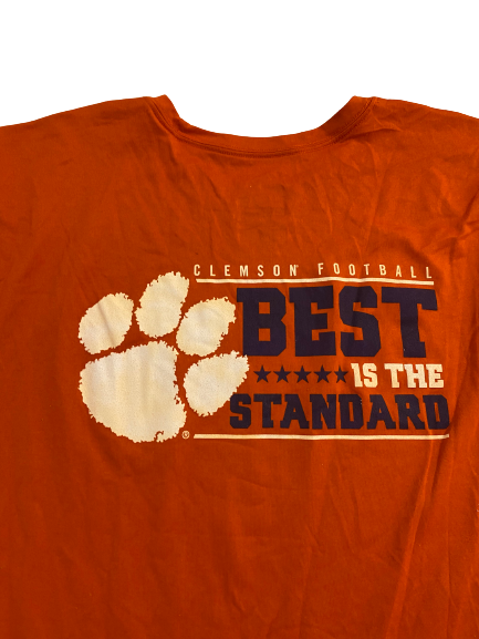 James Skalski Clemson Football Team-Issued T-shirt (Size XXL)