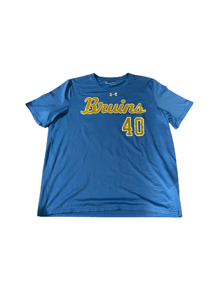 Holden Powell UCLA Baseball Team Issued Practice Shirt with Number on Back (Size L)