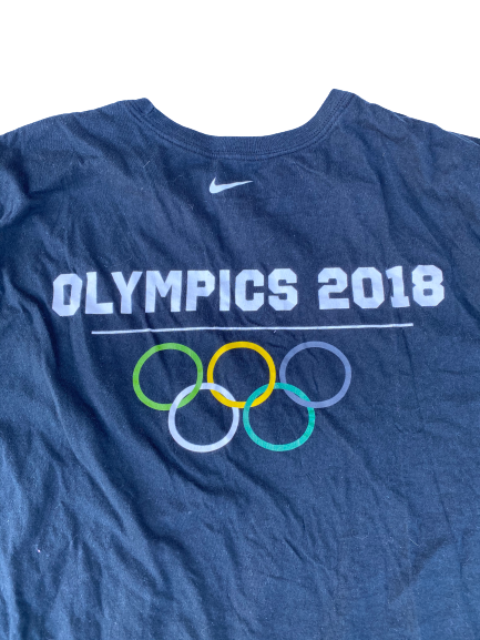 Taylor Agost Oregon Volleyball 2018 Olympics Long Sleeve Shirt (Size XL)