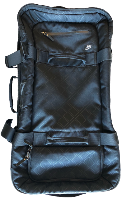 E.J. Singler Oregon Basketball Team Issued Nike Travel Suitcase
