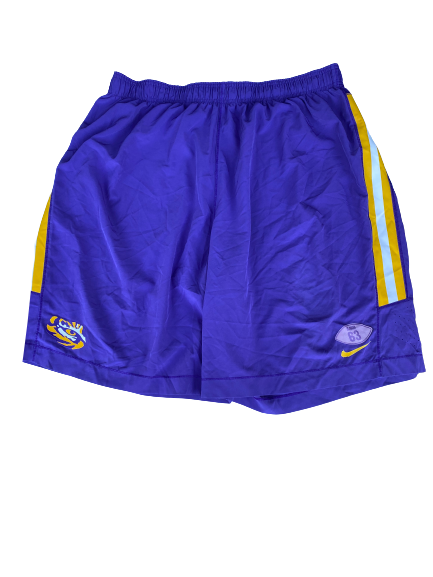 KJ Malone LSU Football Team Issued Shorts (Size XXXL)