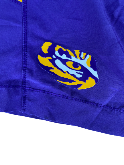 KJ Malone LSU Football Team Issued Shorts (Size XXXL)