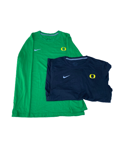 Taylor Agost Oregon Volleyball Set of (2) Long Sleeve Shirts (Size S)