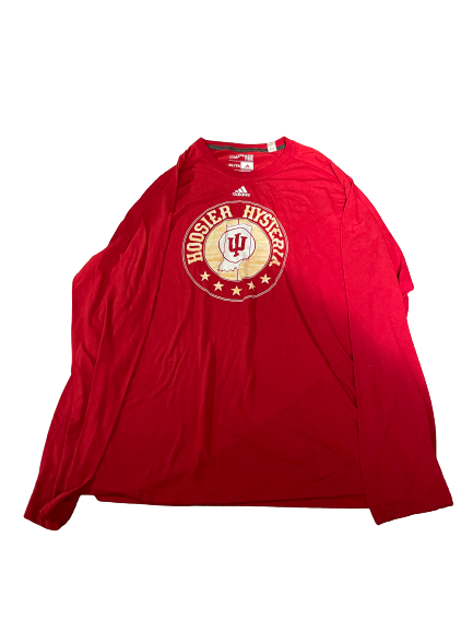 Fredddie McSwain Indiana Basketball Team Issued Long Sleeve Shirt (Size XL)