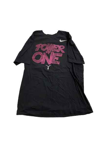 Kelly Jekot Penn State Basketball "Power of One" Team Issued T-Shirt (Size M)