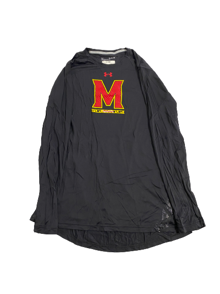 Derek Kief Maryland Football Team-Issued Long Sleeve Shirt (Size XLT)