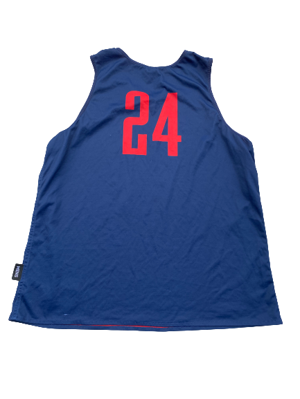 Corey Kispert Gonzaga Basketball SIGNED 2019-2020 Season Worn Reversible Practice Jersey (Size XL)