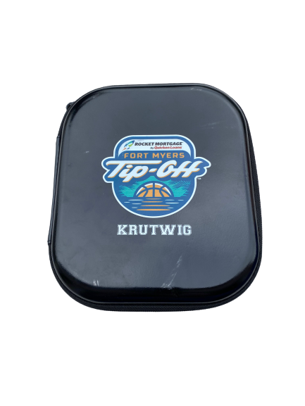 Cameron Krutwig Loyola Chicago Basketball Fort Myers Tournament Custom Headphones with Number