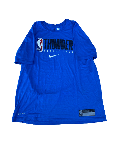 Matt Coleman Oklahoma City Thunder Team Issued Workout Shirt (Size L)